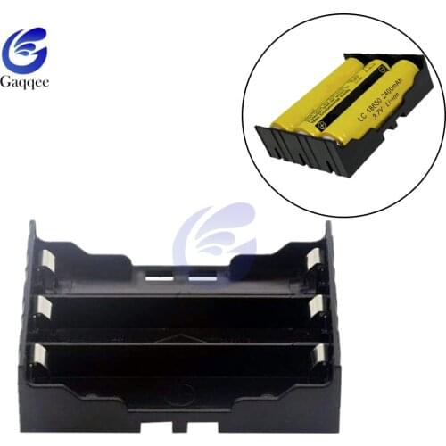 18650 Lithium Battery Holder 1 Slot 3.7V 18650 Battery Storage Box Case with 2-Pin Connector