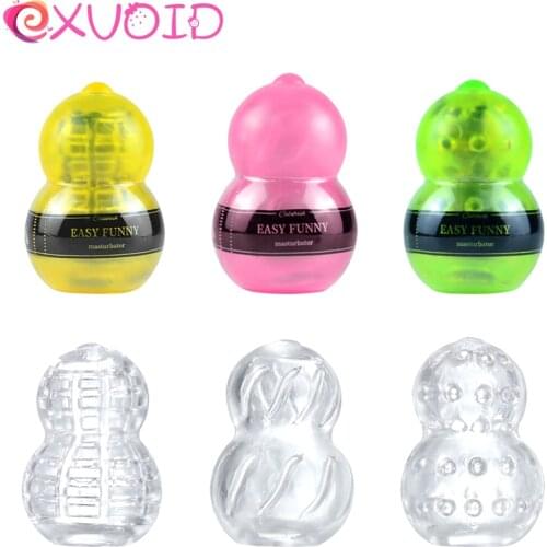 EXVOID Soft Tight Pussy Masturbatory Cup Sex Machine Sex Toys for Men Male Masturbator Adult Products Realistic Vagina