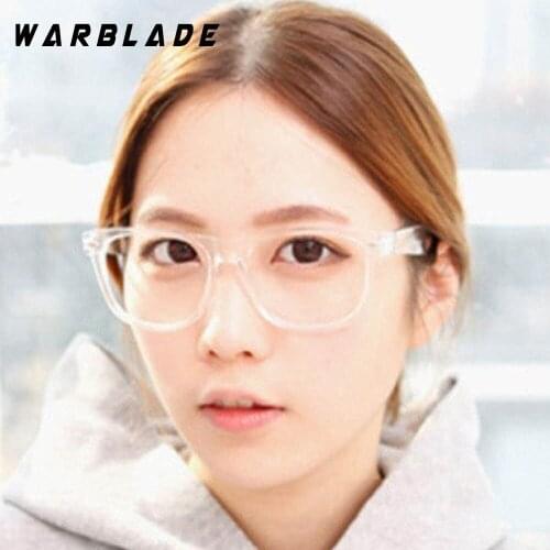 WARBLADE 2018 Classic Eyeglasses Men Clear Glasses Women Brand Round Frame Glasses Rayed Shield Male Female Oculos De Grau