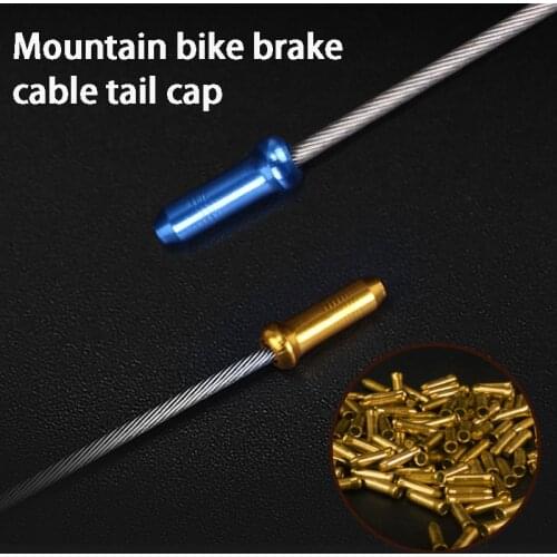 10/50/100PCS Bicycle Cable End Caps MTB Bike Wire End Brake Derailleur Shifter Cable Tips Caps Crimps Bicycle Accessories