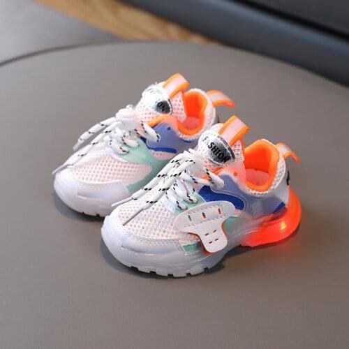 2020 Autumn Winter Children Sport Shoes Breathable Plush Warm Boys Sneakers Soft Light WIth Fur Outdoor Kids Running Shoes