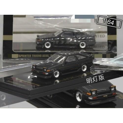 1:64 Die-cast Alloy Limited Edition 5th Generation AE86 Sports Car Model Exquisite Decorations High-end Collection Scene Layout
