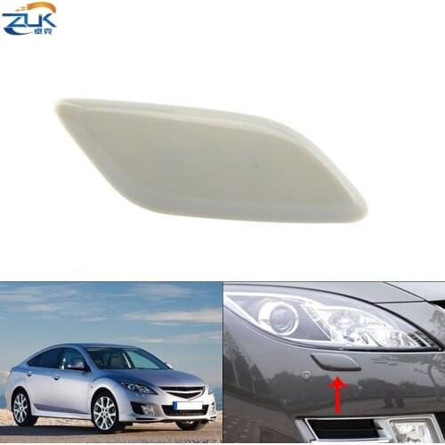 ZUK Car Front Bumper Headlight Wahser Nozzle Headlamp Washer Cover Cap Case For Mazda 6 For Atenza GH 2008 2009 2010 2011 2012