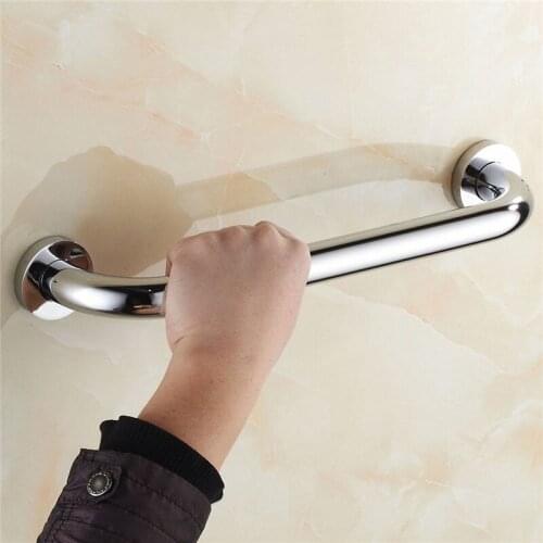 New Durable Bathroom Tub Toilet Stainless Steel Handrail Holder Grab Bar Shower Safety Support Wall-mounted Handle Towel Rack