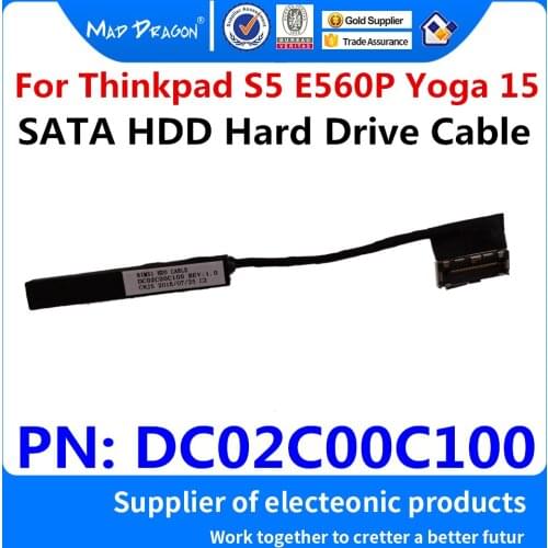 New original Laptop HDD Connector Cable SATA HDD Hard Drive Cable For Lenovo Thinkpad S5 E560P Yoga 15 BIMS1 DC02C00C100