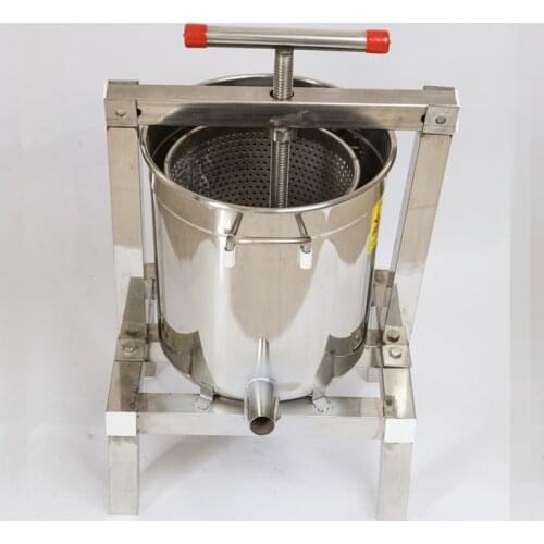 Stainless Steel Bee Wax Press Machine Beekeeping Tool Mesh Honey Press Bee Wax Squeezer Machine Beeswax Presser Beekeeper