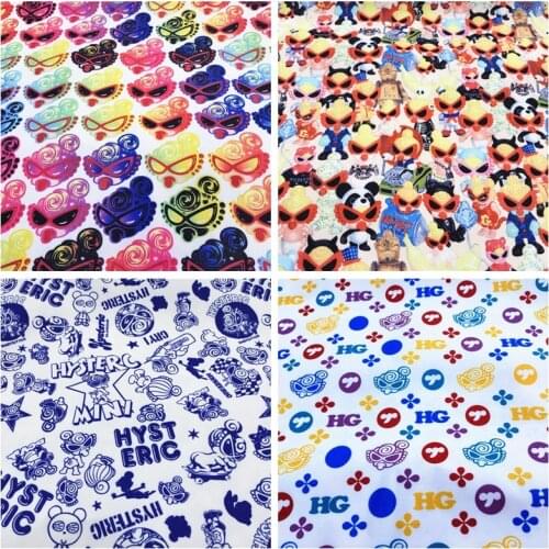 ZENGIA 50*140cm Hysteric Mini Thin Canvas Fabric For Sewing Patchwork Tablecloth/Bag/Cushion/ Sofa Cover Curtain Clothes Wallet