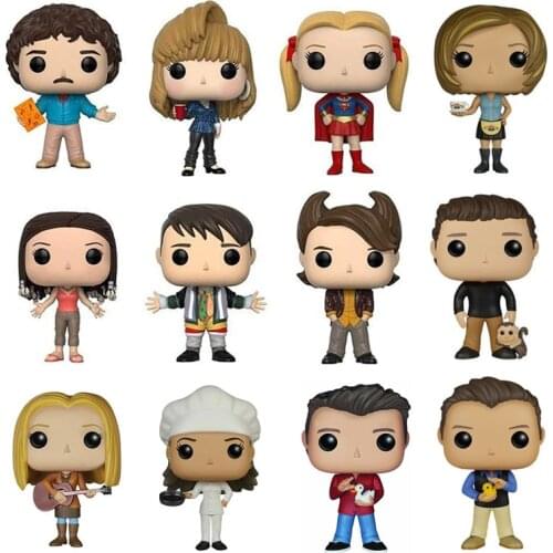 TV Sitcom Friends Rachel Chandler Ross Phoebe Monica Model Toys Vinyl Action Figure Boy Kids Gift Collection Ornaments for Fans