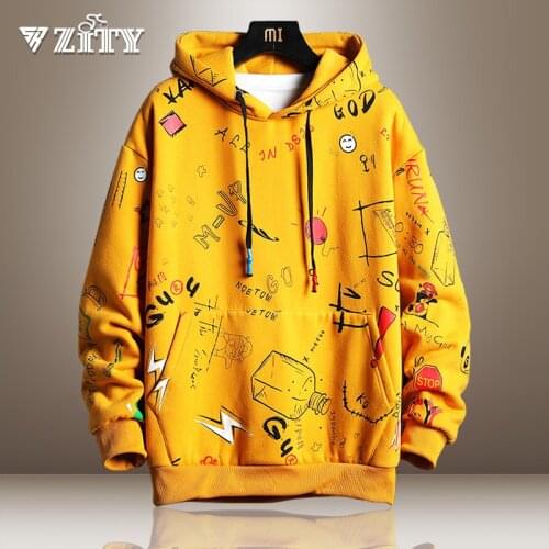 Мужские толстовки с принтом ZITY China At AliExpress