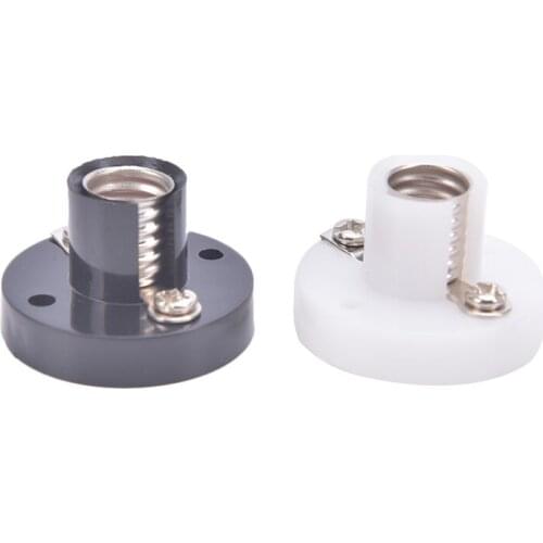 1pc E10 Screw Holder DIY Flat Lamp Bases Physics Electric Beads Testing Parts