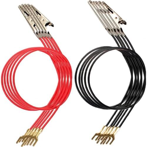 10Pcs Battery Bulb Holder Connecter U Shaped End Sturdy Science Supplies Electrical Testing Experiment Wire Connecter for School