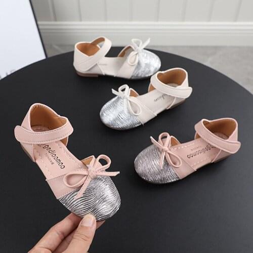 2021 summer new sequingirl half sandals baby baby girl princess sandals childrens shoesBreathable lightweight wear-resistant