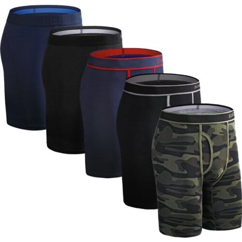 5Pcs Set Boxer Men Underpants Male Cotton Mens Panties Underwear Man Boxershorts Homme High Quality Underware Shorts Calson