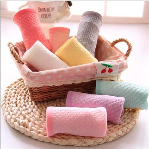 7 Pcs Cotton Underwear for Girls 2018 New Children Soft Panties Teenages Candy Color Briefs SQ-980-7P