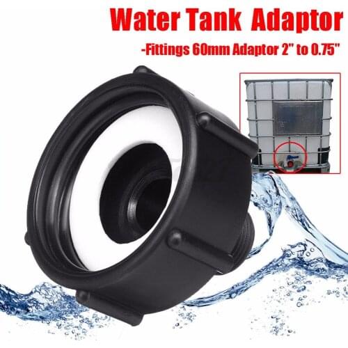 IBC Tank Adapter 58mm Fine Teeth To S60 Coarse Teeth For Valve Garden Water Tan Thin Wire Plastic Joint Ton Barrel Adapter