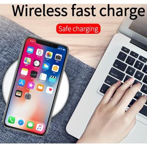 Fast Wireless Charger for IPhone Samsung Xiaomi Huawei Charging Dock for IPhone12 11 X XR XS Max 8 Wirless 10W Charger Station