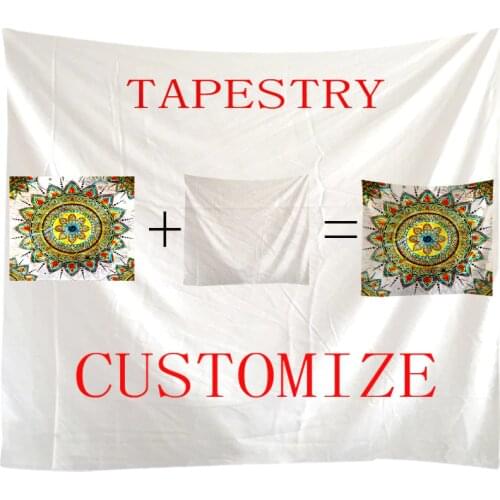 XIANYUNHE Customized Printed Large Wall Tapestry Cheap Hippie Wall Hanging Bohemian Wall Tapestries Mandala Wall Art Decor