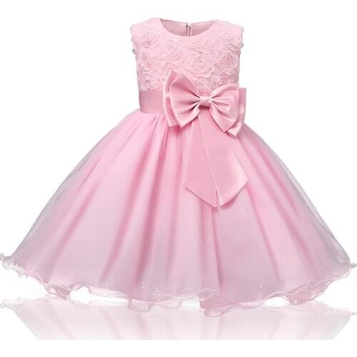 0-24 Months Baby Girls Dresses Toddler 1st 2 Year Birthday Princess Tutu Christening Gown Newborn Infant Baptism Party Clothes