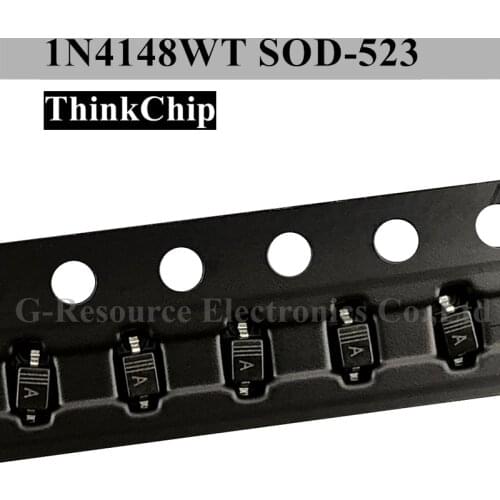 100pcs) 1N4148WT SOD-523 0603 SMD Switch Diode 1N4148W (Marking A )