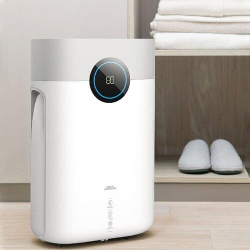 Electric Dehumidifier Household Multifunctional Hygroscopic Clothes Dryer Portable Air Purifier Touch Control LED Display