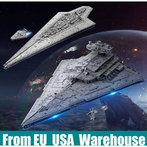Mould King 13135 Star Toy Wars Compatible MOC-23556 ISD Monarch Set UCS Imperial Star Destroyer Kids Gifts Building Blocks