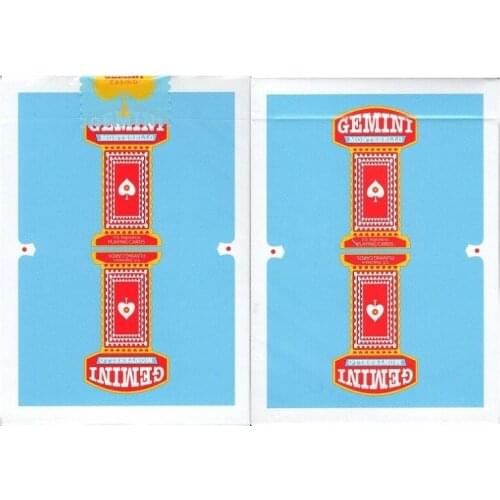 Gemini Casino Vegas Blue Playing Cards Deck Poker Size USPCC Limited Edition Magic Card Games Magic Tricks Magic Props