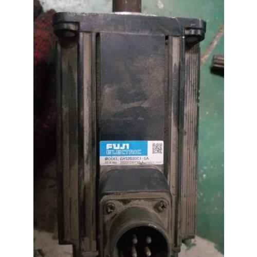 GYS202DC1-SA SERVO MOTOR , used in good condition . 80% appearance new , good working , free shipping