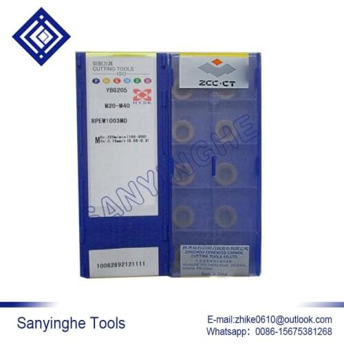 Free shipping high quality sanyinghe 10pcs/lots YBG205 RPEW1003MO cnc carbide turning inserts