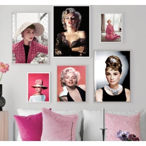 Sexy Hollywood Movie Star Color Photo Wall Art Canvas Painting Nordic Posters And Prints Wall Pictures For Living Room Decor