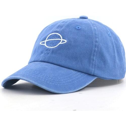 Fashion dad hat Universe planet embroidery baseball cap unisex 100% cotton washed adjustable snapback hats hip hop caps cool