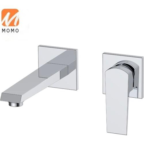 China Supplier Washbasin Single Lever Wall Mounted Shower Brass Modern Sanitary Faucet Mixers