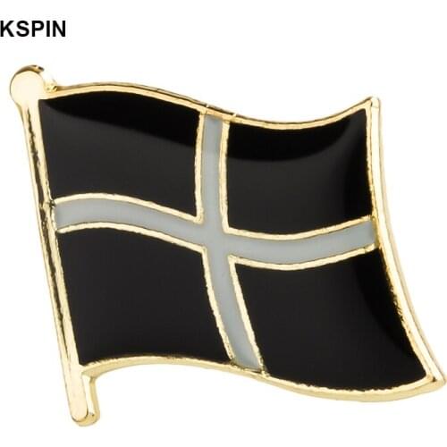 Cornwall flag lapel pin badge pin Brooch Icons 1PC XY0138