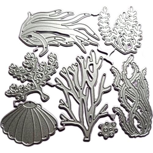 Metal Cutting Dies For Scrapbooking Marine algae Stencils DIY Album Cards Decoration Embossing Folder Die Cuts New