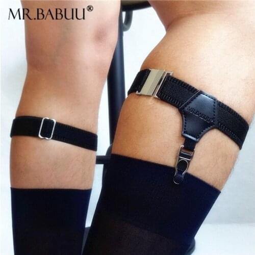Mens and womens general high-end stockings thin socks with business European and American style double clip garter belt
