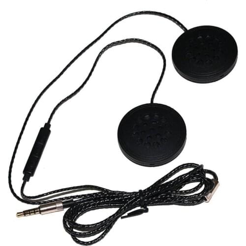 VR robot Motorcycle Helmet Headset 3.5mm Jack Wired Earphones Music Headphones with Handsfree for Motorbike Rider