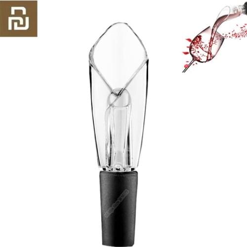 2020 New Xiaomi Mini Red Wine Aerator Pourer Wine Pourer Decanter Wine Stopper Premium Aerating Pourer and Decanter Spout