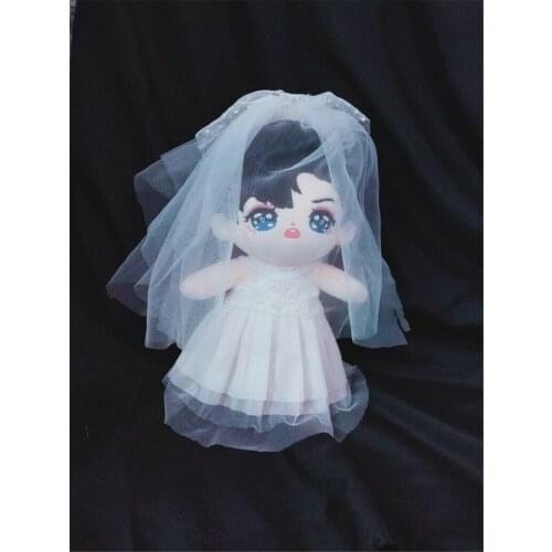 Cosmile Original Hand- Made 20cm Doll Clothes Clothing White Rose Wedding Dress Set Get Married