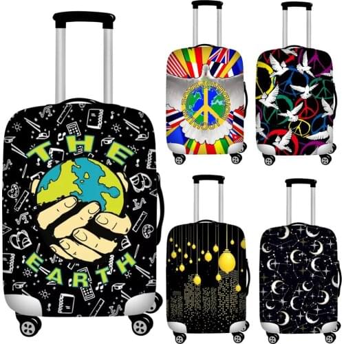 Twoheartsgirl Elastic Travel Luggage Protective Dust Covers Dustproof 18/20/22/24/26/28/30/32 Suitcase Protector Baggage Covers