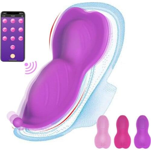 Vibrador bluetooth app remote control vibrator G spot Clitoris Stimulator vibrating panties Kegel Ball Adult Sex shop