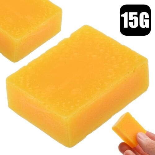 1pc Organic Beeswax Cosmetic Grade Filtered Natural Pure Yellow Bees Wax Bar 15g Wood Furniture Floor Polishing Beewax