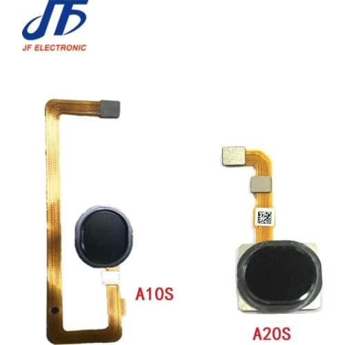 10PCS For Samsung GalaxyA11 A12 A10S A107F A20S A207F Touch ID Fingerprint Sensor Flex Home Menu Button Flex Cable