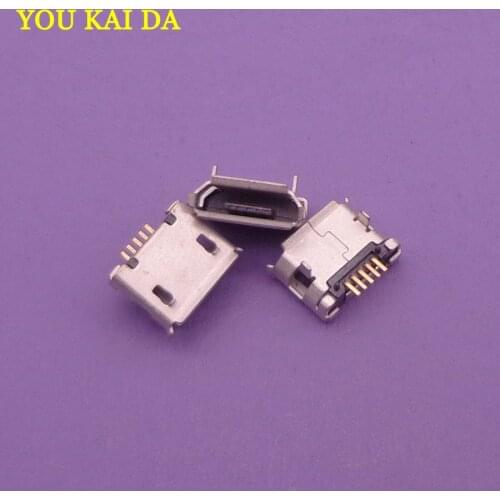 100pcs/lot 5pin micro mini usb connector charing port socket jack v8 port plug dock for cell phone mobile/smart phone