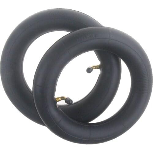 2Pcs 8 1/2x2 Right Angle 90 Degree Inner Tube for Zero 9 Electric Scooter Tube 8 1/2*2 Rubber Inner Tire Skateboard Tyre Parts