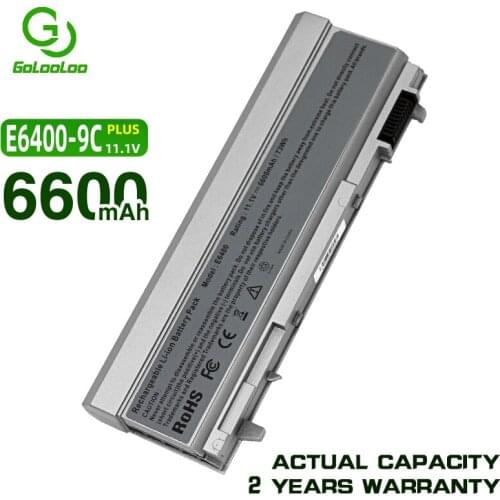 Golooloo 6600MaH 9 Cell Battery for dell Latitude E6400 E6410 E6510 E6500 FOR Precision M2400 M4400 M4500