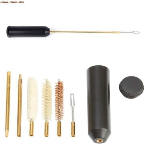 7Pcs/set Tube Brush Head Clean Brush Tool Set Gun Brush Tool Hunting Accessories Professional Gun Cleaning Kit