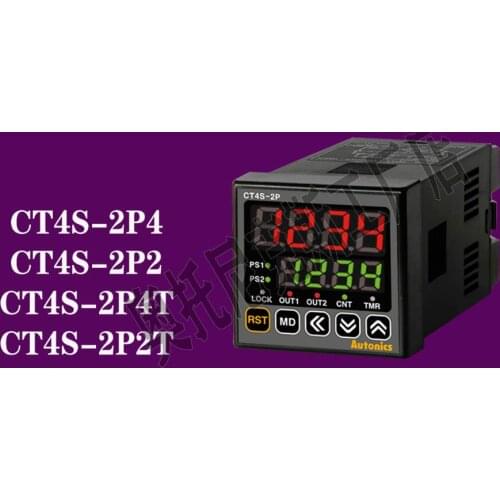 Autonics Counter CT4S-2P4 CT4S-2P2 CT4S-2P4T CT4S-2P2T
