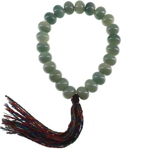 Blessed Tibetan Wrist Mala Bracelet Buddhist 21 Prayer Beads Tibetan Talipot Palm Seeds Wrist Mala Buddhist Prayer Rosary