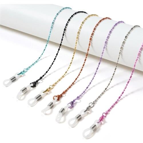 Retro Multicolored Glasses Chain For Women Sunglasses Lanyards Eyewear Cord Holder Necklace Strap Rope Eyeglasses Chain