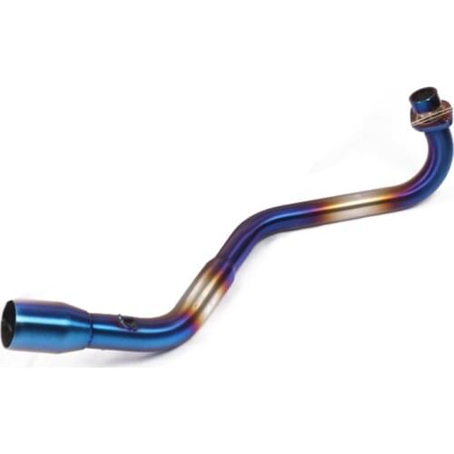 Slip On For HONDA GROM MSX125 MSX 125 2013-2020 Motorcycle Exhaust Escape Muffler Contact Middle Middle Pipe without Muffler