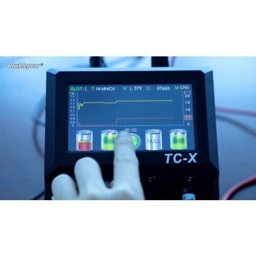 Intelligent battery analyzer and capacity discharge load internal resistance tester for nimh nicd lithium lifepo4 li ion cell